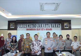 Audiensi DJP Jakbar dan Polres Metro Jakbar Perkuat Sinergi Pelaporan Pajak 