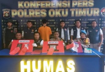 Anggota Satreskrim Polres Oku Timur Berhasil Mengamankan Satu Pelaku Rampok Bersenpi 