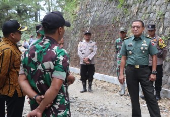 Kasrem 081/DSJ Tinjau Pra TMMD di Tulungagung