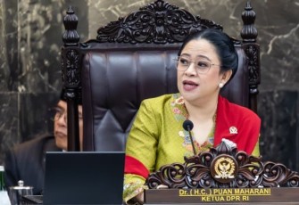 Ketua DPR RI Puan Maharani dalam Sidang Bersama DPR-DPD RI, di Gedung Nusantara, Kompleks Parlemen, Senayan, Jakarta, Jumat (15/8/2025).