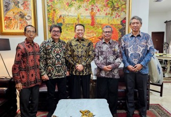 Anggota DPR RI Bambang Soesatyo Terima Rektor Universitas Perwira Purbalingga 