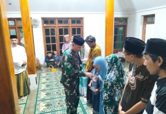 Danramil 0801/03 Arjosari Gelar Safari Ramadan Bersama Forkopimca