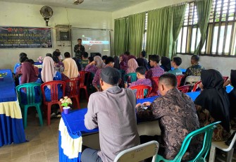 Non Fisik TMMD Ke-124 Kodim 0408/BS Gelar Penyuluhan Wasbang