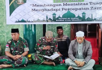 Kodim 1710/Mimika Gelar Peringatan Isra Mi'raj Nabi Muhammad SAW