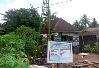 Pemasangan 3 Unit Sumur Bor Menjadi Prioritas Utama Pemdes Kota Agung