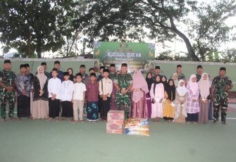 Kodim 0806/Trenggalek menggelar peringatan Nuzulul Qur’an tahun 1446 H dengan semangat yang menginspirasi