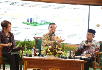  Dirjen Dukcapil Teguh Setyabudi mewakili Mendagri Tito Karnavian menghadiri Musrenbang Rencana Kerja Pembangunan Daerah (RKPD) Daerah Istimewa Yogyakarta (DIY) 2026 di Gedhong Pracimosono Kompleks Kepatihan Yogyakarta, Selasa (15/4/2025)