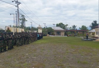 Patroli Gabungan TNI-Polri Jaga Kondusivitas di Yahukimo