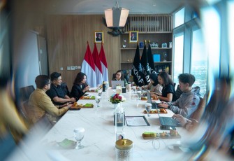 Wakil Menteri Ekonomi Kreatif, Irene Umar, menerima audiensi Voice Institute Indonesia (VII) di Kantor Kementerian Ekraf, Jakarta, Kamis (5/2/2026)