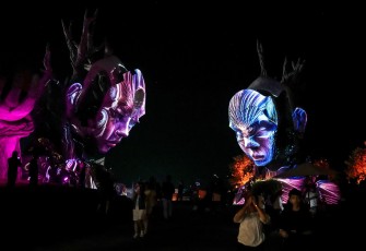 ekosistem kreatif terpadu berbasis seni, alam, teknologi, dan budaya di Nuanu Creative City, Tabanan, Bali.