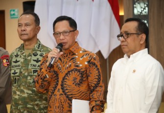 Wakil Ketua I Satgas PRR Letjen TNI Richard Tampubolon dampingi Ketua Satgas