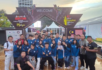 Foto bersama Kontingen Muaythai Indonesia
