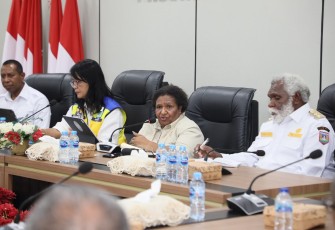 Wamendagri Ribka Haluk Kawal Usulan Pembangungan KPP Empat DOB Papua Masuk PSN