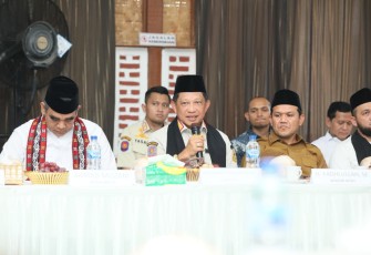 Ketua Satuan Tugas (Kasatgas) Percepatan Rehabilitasi dan Rekonstruksi (PRR) Pascabencana Sumatera Muhammad Tito Karnavian Silaturahmi dengan Ulama Aceh