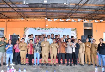 Bupati Samosir Vandiko Timotius Gultom menghadiri Acara HPN Tingkat Kab Samosir