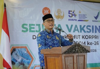 mum Dewan Pengurus Korpri Nasional sekaligus Kepala Badan Kepegawaian Negara (BKN), Prof. Zudan