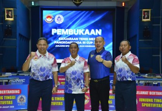 Pangkolinlamil Hadiri Pembukaan Kejuaraan Tenis Meja Pangkoarmada RI Cup 2026