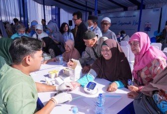 BRI BO Otista dan BRIMedika Gelar Pemeriksaan Kesehatan Gratis dalam Program CX 100 untuk Nasabah Pensiunan
