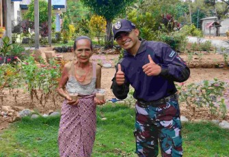Bubur kacang ijo satgas Yonarmed 12 Kostrad 