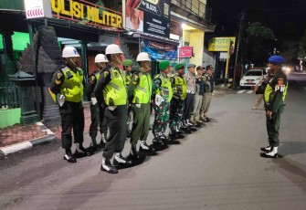 Patroli gabungan di wilayah Kabupaten Trenggalek 
