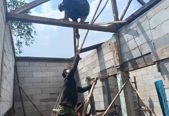 Pengerjaan RTLH di Dusun Klagin