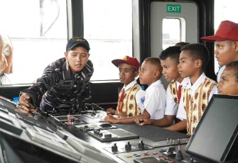 Siswa SDN 13 Sorong Bercita-cita Jadi Prajurit Laut