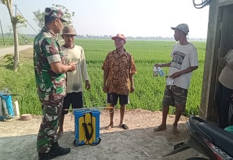 Komsos bersama petani wilayah desa binaan 