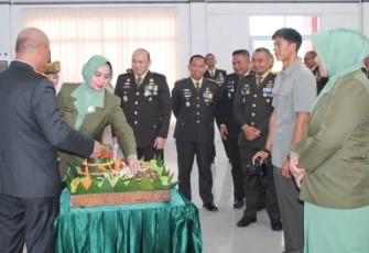 Dandim 0315/Tanjungpinang Hadiri Syukuran HUT ke-20 Korem 033/WP dan Wisuda Purna Tugas Prajurit TNI AD