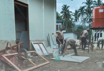 Pembangunan sanitasi layak untuk korban banjir 