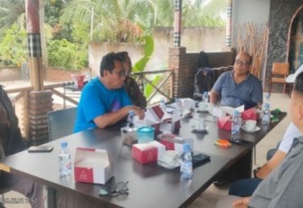 Suasana rapat SMSI jelang HPN 2026 di Cilegon, Banten 
