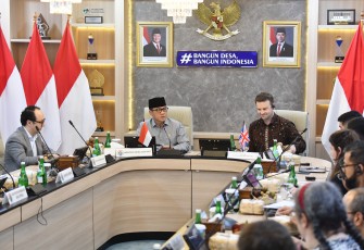 Menteri Desa dan Pembangunan Daerah Tertinggal (Mendes PDT) Yandri Susanto, menerima audiensi delegasi 15 CEO