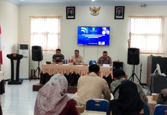 Penguatan kamtibmas di wilayah desa binaan 