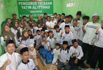 Santunan anak yatim Yayasan Al-Ittihad Palmerah, Kamis (26/2)