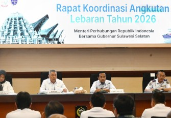 Rakor angkutan lebaran 2026 di Pemprov Sulsel, Jum'at (27/2)