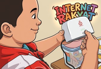 Ilustrasi Internet Rakyat (Foto : ist.)