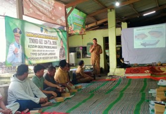 Bimtek budidaya lele di Desa Brabe