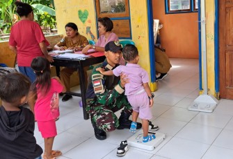 Posyandu balita di perbatasan