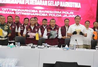 Bareskrim Tegaskan Komitmen Tanpa Kompromi Berantas Narkoba 