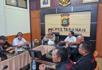 Ngopi Kamtibmas Polres Tabanan
