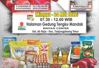 Pemkot Tanjungpinang Gelar Pasar Murah Jelang Idul Adha 