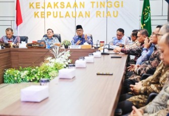 Wagub Nyanyang dan Abpednas Kepri Audiensi Bersama Kejati, Desa Harus Jadi Bagian Pembangunan yang Terintregasi