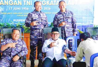 HUT ke-70 Puspenerbal, TNI AL Targetkan 300 Kantong Darah untuk Tambah Cadangan PMI di Tanjungpinang