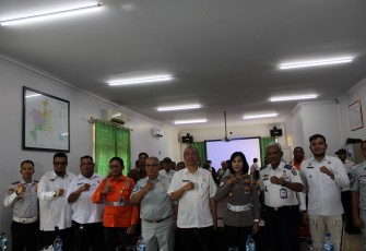 Rapat Evaluasi dan Pemantapan Petugas Perlintasan Kereta Api di Kota Tebing Tinggi, Rabu (3/6/2026) bertempat di Aula Dinas Perhubungan Kota Tebing Tinggi