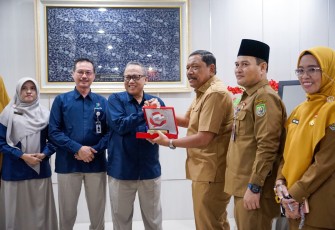 Wakil Gubernur Bengkulu, Senin (8/6), Kepala Badan Pusat Statistik (BPS) Provinsi Bengkulu, Win Rizal, menggelar rapat bersama Wakil Gubernur Bengkulu, Mian /Foto : MC 