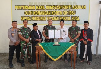 Korem 081/DSJ Bawa Harapan Baru Anak-anak Kanzul Huda