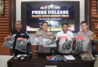 Polres Kotim Ungkap Kasus Tindak Pidana Pembunuhan Di Desa Tangar Kec Mentaya Hulu