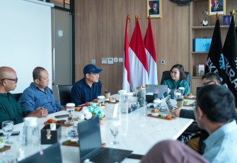 Wakil Menteri Ekonomi Kreatif, Irene Umar, menerima audiensi dari penyelenggara NGAYOGJAZZ 2026 di Kantor Kementerian Ekraf, Jakarta, Rabu (10/6/2026)