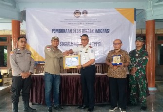 Desa Bantur Jadi Desa Binaan Imigrasi, Cegah TPPO dan Perdagangan Manusia