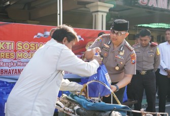 Polres Mojokerto Kota Gelar Pemeriksaan Kesehatan Gratis