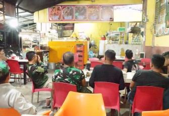 Korem 023/KS Gelar Nobar Gembira Piala Dunia Bersama Masyarakat di Tiga Lokasi 